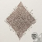 Tiny tattoo design, a qr code that is unreada… – tattoo sketch (№1751738566_0, 05.07.2025 18:02) — tattoovalue.net