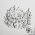 группа 10: unexpected juxtapositions (неожида… – tattoo sketch (№1751738731_0, 05.07.2025 18:05) — tattoovalue.net
