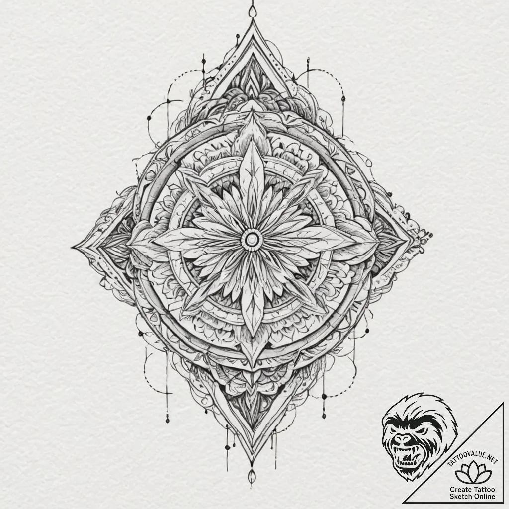 группа 3: architectural & geometric (архитект... - tattoo sketch (№1751738813_0, 05.07.2025 18:06) — tattoovalue.net