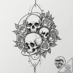 Tattoo design for a shin, a row of planets fr… – tattoo sketch (№1751739728_0, 05.07.2025 18:22) — tattoovalue.net