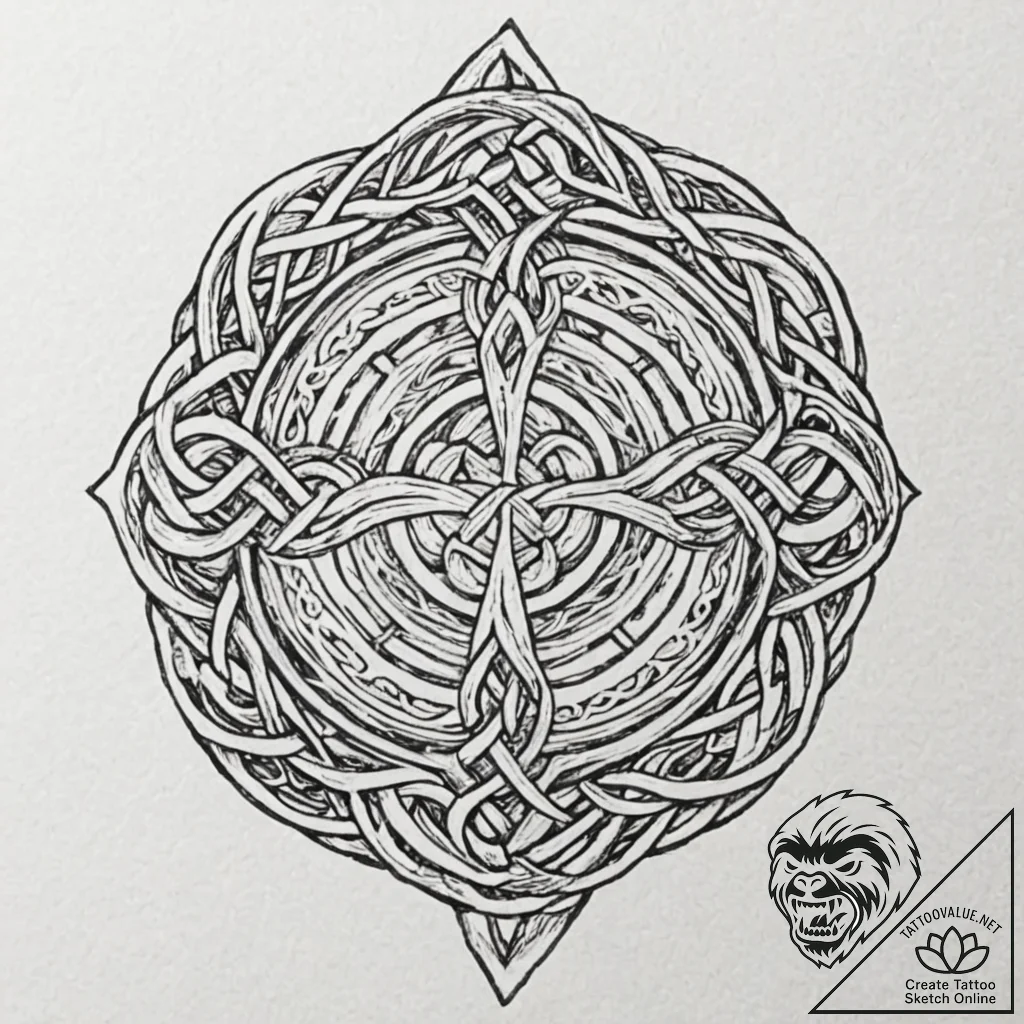 Tattoo design for an arm, a single spaghetti... - tattoo sketch (№1751740596_0, 05.07.2025 18:36) — tattoovalue.net