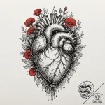 Tattoo design for an arm, a realistic anatomi… – tattoo sketch (№1751741793_0, 05.07.2025 18:56) — tattoovalue.net