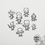 группа 2: tech & glitch minis (технологичные… – tattoo sketch (№1751742992_0, 05.07.2025 19:16) — tattoovalue.net