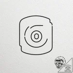 Tiny tattoo design, a simple “on/off” power b… – tattoo sketch (№1751743940_0, 05.07.2025 19:32) — tattoovalue.net