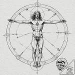 Tattoo design for an arm, leonardo da vinci’s… – tattoo sketch (№1751744202_0, 05.07.2025 19:36) — tattoovalue.net