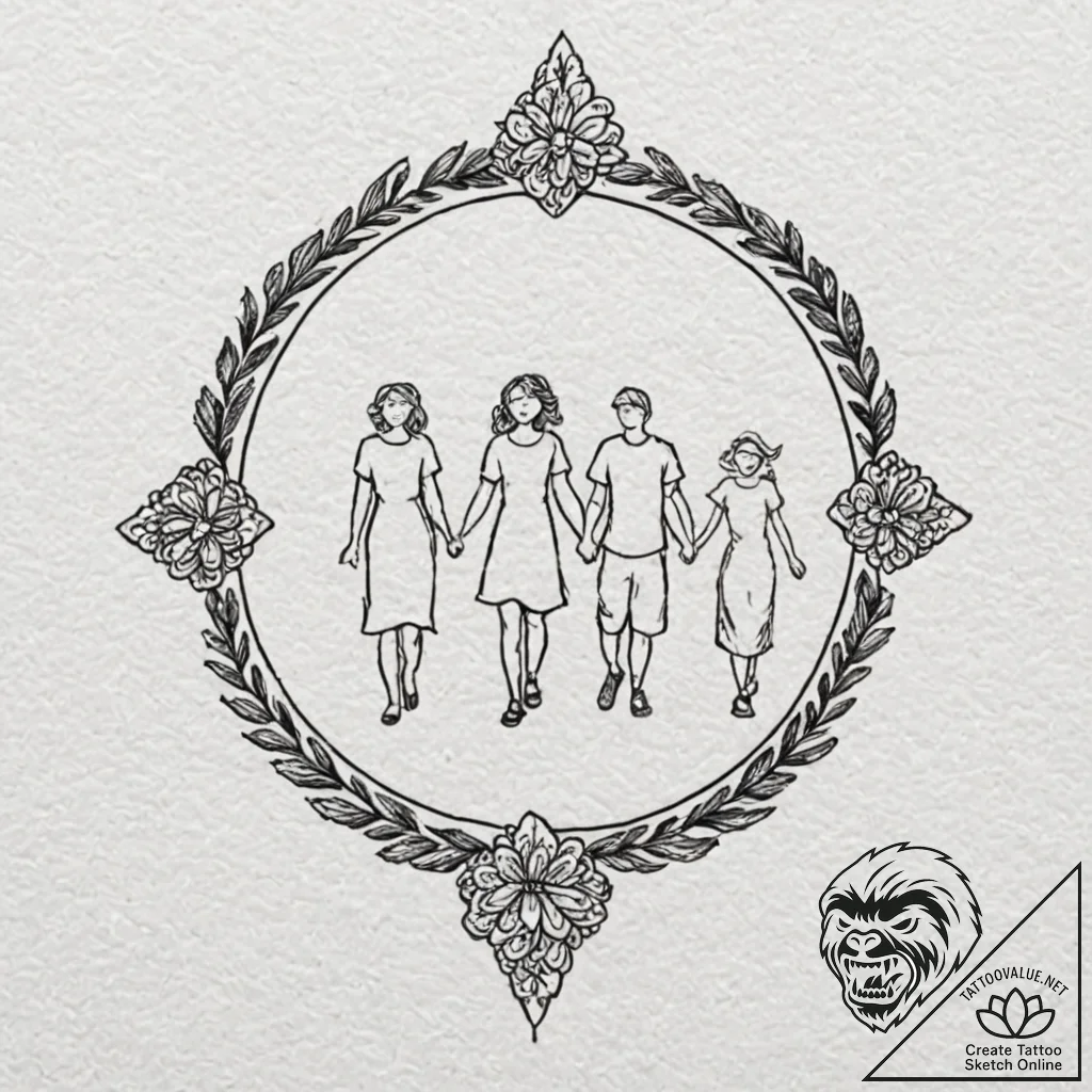 Tiny tattoo design, a personal glyph for "fam... - tattoo sketch (№1751744544_0, 05.07.2025 19:42) — tattoovalue.net