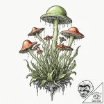 Tattoo design for an arm, a carnivorous plant… – tattoo sketch (№1751746244_0, 05.07.2025 20:10) — tattoovalue.net