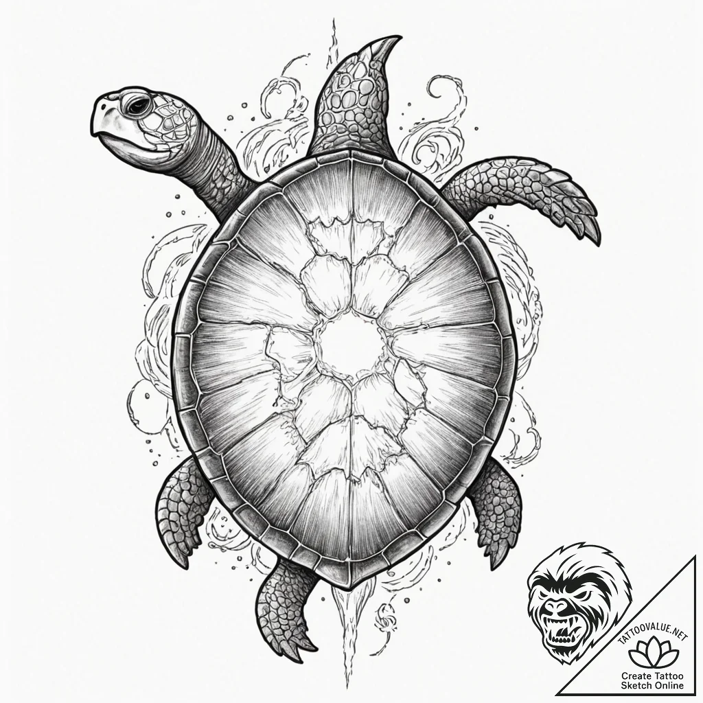 Tattoo design for shoulder, the entire should... - tattoo sketch (№1751747172_0, 05.07.2025 20:26) — tattoovalue.net
