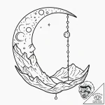 Tattoo design for an arm, a lonely swing set… – tattoo sketch (№1751747511_0, 05.07.2025 20:31) — tattoovalue.net