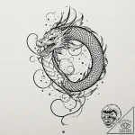 Tattoo design for an arm, the golden ratio sp… – tattoo sketch (№1751747593_0, 05.07.2025 20:33) — tattoovalue.net