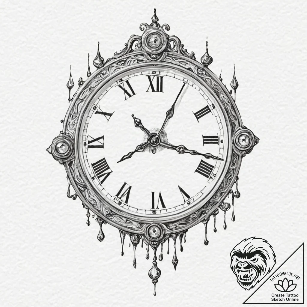 Tattoo design for an arm, the persistence of... - tattoo sketch (№1751749706_0, 05.07.2025 21:08) — tattoovalue.net