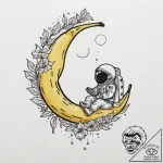 1t2. tattoo design for an arm, a banana, but… – tattoo sketch (№1751750468_0, 05.07.2025 21:21) — tattoovalue.net