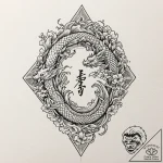 Tiny tattoo design, a personal glyph for “fam… – tattoo sketch (№1751750553_0, 05.07.2025 21:22) — tattoovalue.net