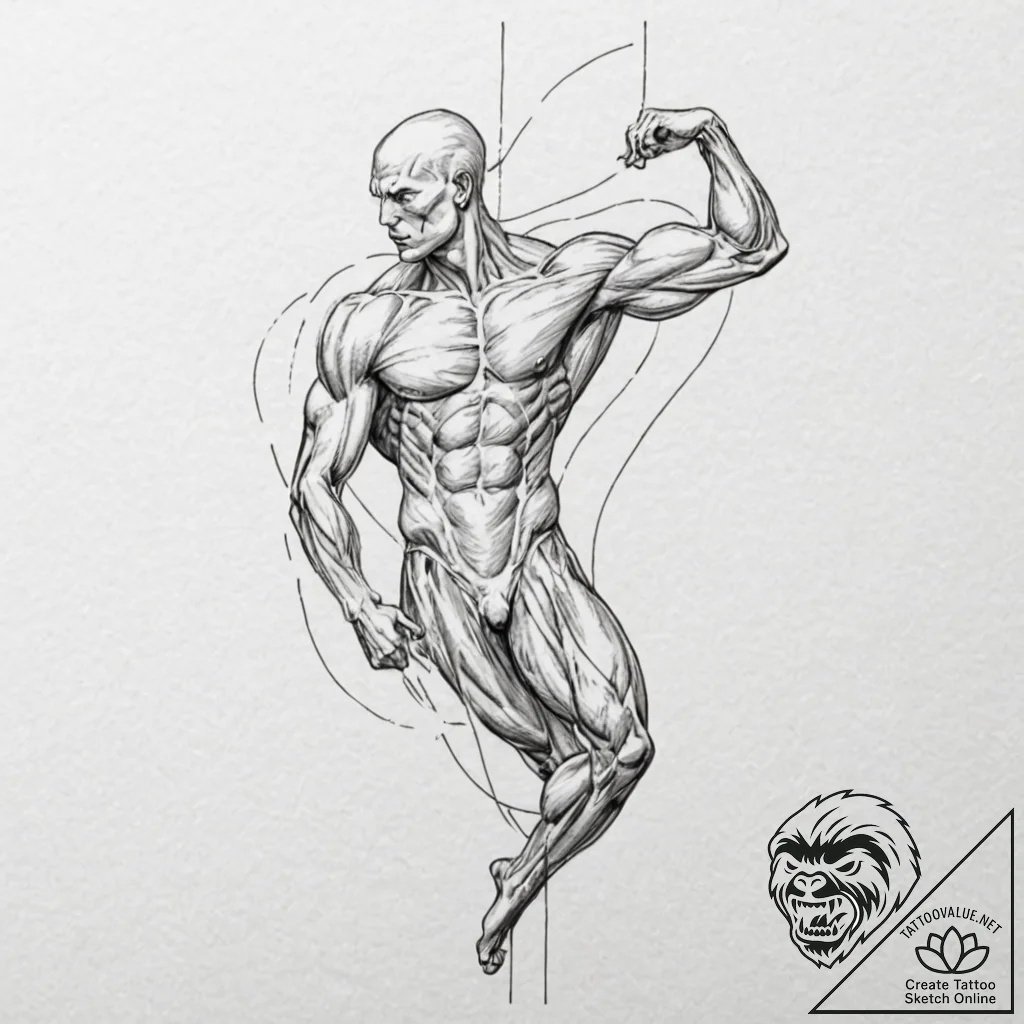 Tattoo design for shoulder, a series of fine,... - tattoo sketch (№1751750636_0, 05.07.2025 21:23) — tattoovalue.net