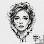 аудитория: унисекс, но особенно популярно у м… – tattoo sketch (№1751753516_0, 05.07.2025 22:11) — tattoovalue.net