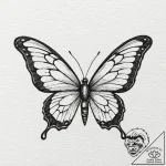 Tiny tattoo design, a glyph for “change”, a s… – tattoo sketch (№1751754111_0, 05.07.2025 22:21) — tattoovalue.net