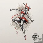 Tattoo design for an arm, an evangelion unit,… – tattoo sketch (№1751757829_0, 05.07.2025 23:23) — tattoovalue.net