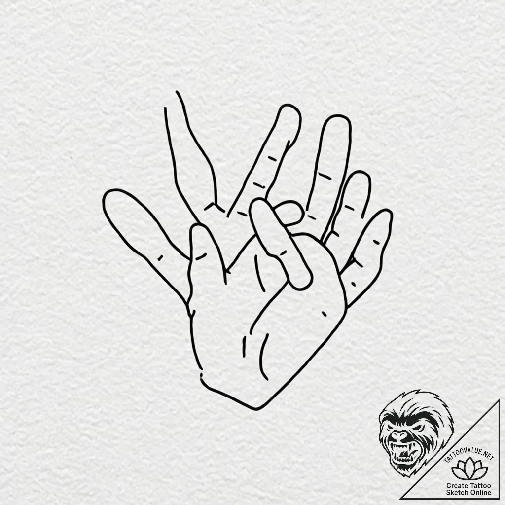 Tiny tattoo design, three tiny, parallel line... - tattoo sketch (№1751762982_0, 06.07.2025 00:49) — tattoovalue.net