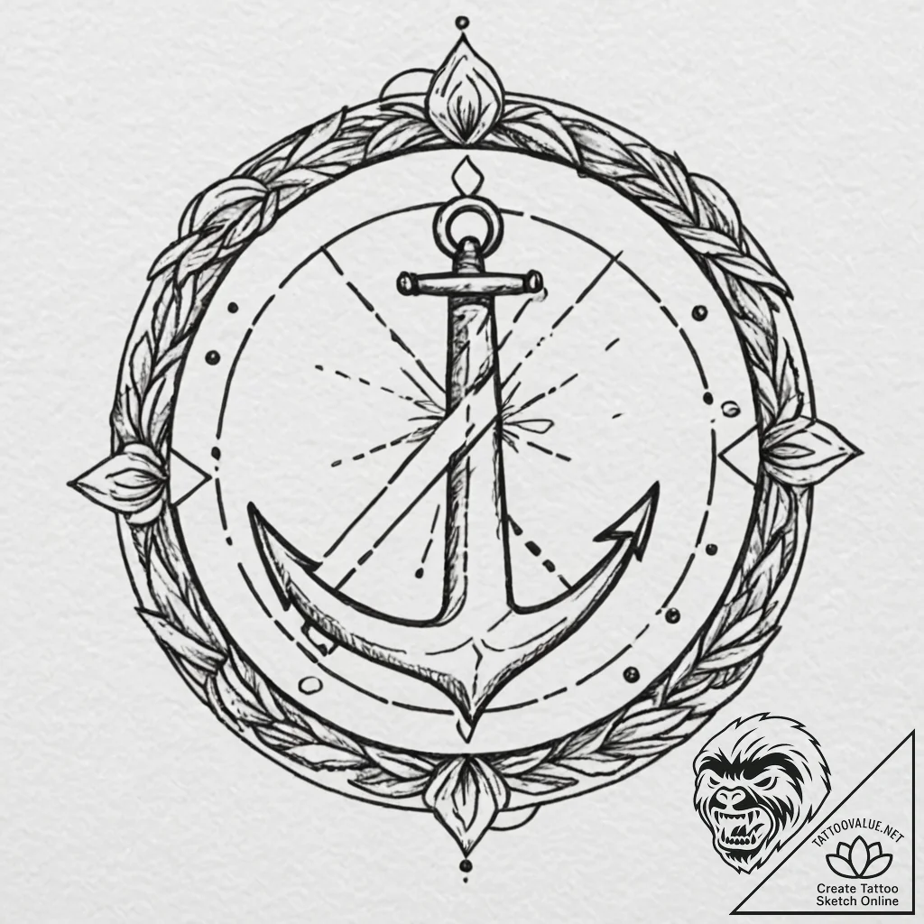 Tiny tattoo design, a glyph for "creative cha... - tattoo sketch (№1751764508_0, 06.07.2025 01:15) — tattoovalue.net