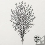Tattoo design for an arm, a vintage botanical… – tattoo sketch (№1751768179_0, 06.07.2025 02:16) — tattoovalue.net
