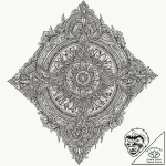 группа 2: shin showcase & vertical totems (ви… – tattoo sketch (№1751770770_0, 06.07.2025 02:59) — tattoovalue.net