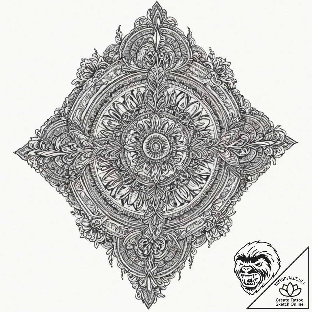 группа 2: shin showcase & vertical totems (ви... - tattoo sketch (№1751770770_0, 06.07.2025 02:59) — tattoovalue.net