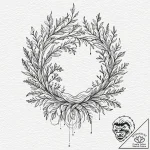 группа 4: nature’s embrace & organic flow (об… – tattoo sketch (№1751771336_0, 06.07.2025 03:08) — tattoovalue.net