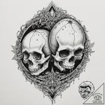 Tattoo design for an arm, an avocado, split i… – tattoo sketch (№1751773332_0, 06.07.2025 03:42) — tattoovalue.net