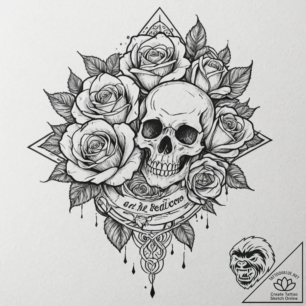 комбинации стилей и тем: мифология + современ... - tattoo sketch (№1751776546_0, 06.07.2025 04:35) — tattoovalue.net