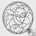 Tiny tattoo design, a tiny pokéball, clean an… – tattoo sketch (№1751776634_0, 06.07.2025 04:37) — tattoovalue.net