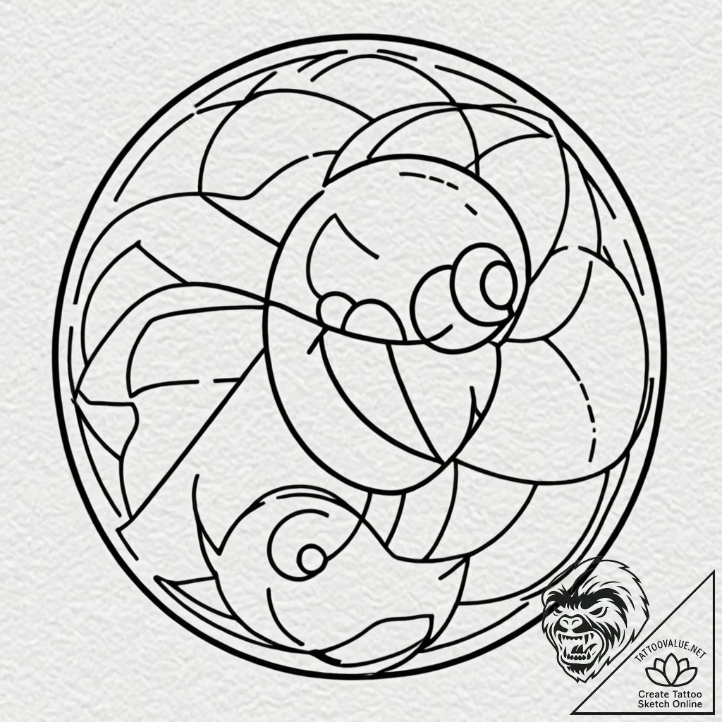 Tiny tattoo design, a tiny pokéball, clean an... - tattoo sketch (№1751776634_0, 06.07.2025 04:37) — tattoovalue.net