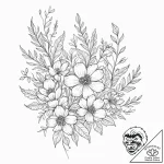 группа 4: elegant linework & fine line botani… – tattoo sketch (№1751776806_0, 06.07.2025 04:40) — tattoovalue.net