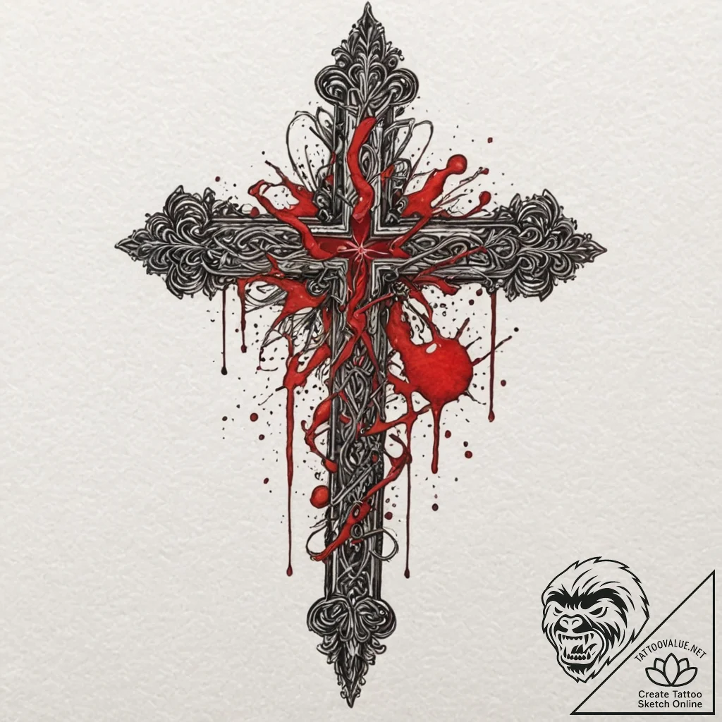 комбинации стилей и тем: геометрия + природа,... - tattoo sketch (№1751778089_0, 06.07.2025 05:01) — tattoovalue.net