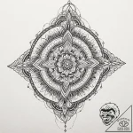 Tattoo design for shoulder, an intricate mand… – tattoo sketch (№1751778680_0, 06.07.2025 05:11) — tattoovalue.net