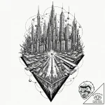 Tattoo design for an arm, a detailed drawing… – tattoo sketch (№1751779362_0, 06.07.2025 05:22) — tattoovalue.net