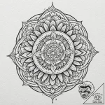 эстетика: создание новых, уникальных символов… – tattoo sketch (№1751779617_0, 06.07.2025 05:26) — tattoovalue.net