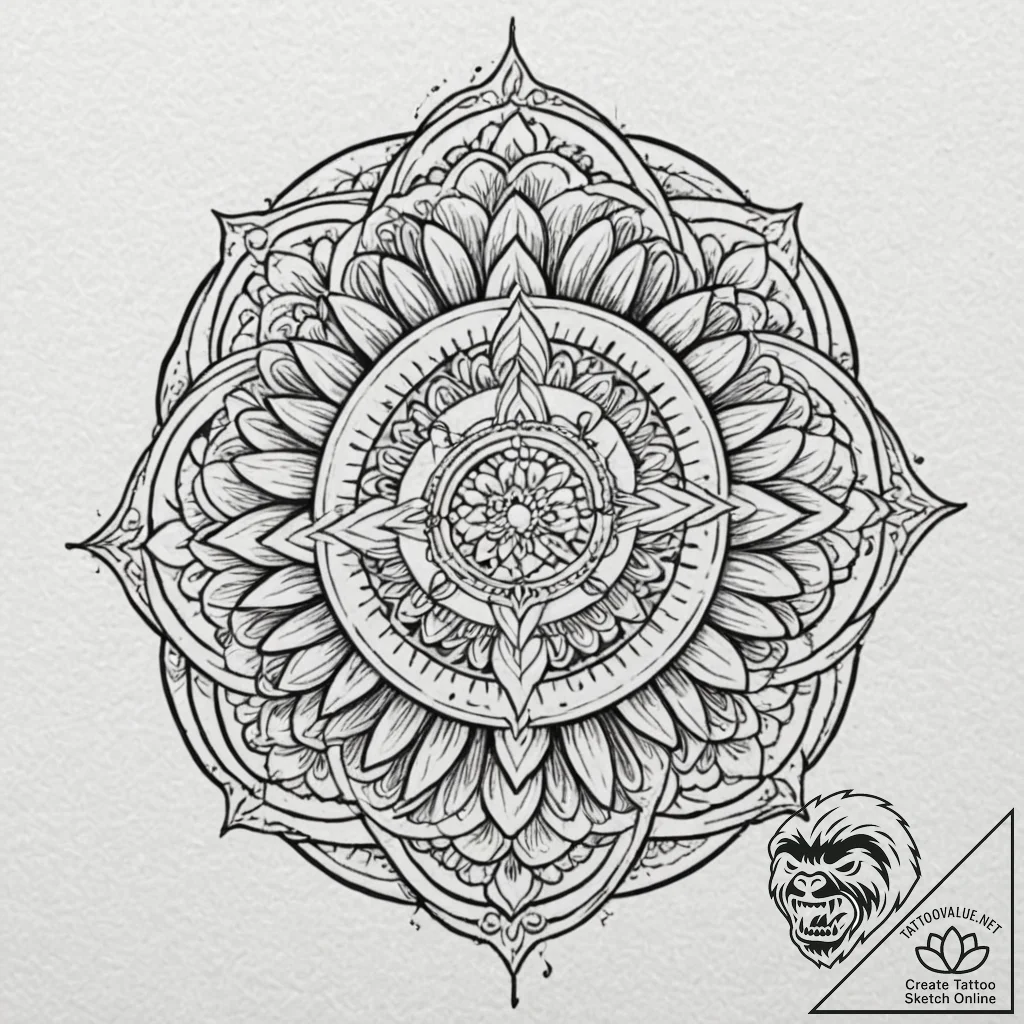 эстетика: создание новых, уникальных символов... - tattoo sketch (№1751779617_0, 06.07.2025 05:26) — tattoovalue.net