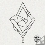 Tiny tattoo design, the alchemical symbol for… – tattoo sketch (№1751780632_0, 06.07.2025 05:43) — tattoovalue.net