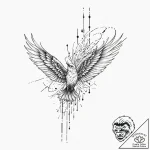 Tattoo design for an arm, a soundwave, that s… – tattoo sketch (№1751781135_0, 06.07.2025 05:52) — tattoovalue.net