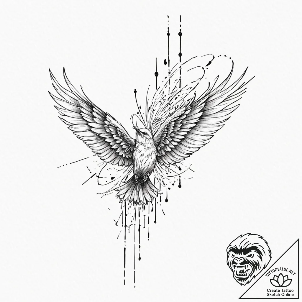 Tattoo design for an arm, a soundwave, that s... - tattoo sketch (№1751781135_0, 06.07.2025 05:52) — tattoovalue.net