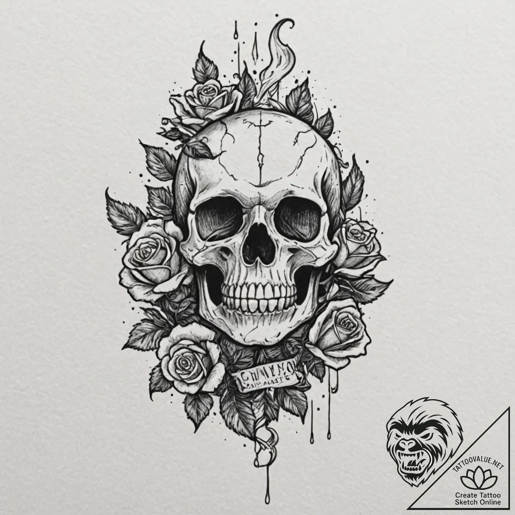 Tiny tattoo design, a lit cigarette, with the... - tattoo sketch (№1751784928_0, 06.07.2025 06:55) — tattoovalue.net