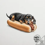 Tattoo design for an arm, a hot dog, but the… – tattoo sketch (№1751785013_0, 06.07.2025 06:56) — tattoovalue.net
