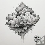 Tattoo design for shoulder, a soft, hazy clou… – tattoo sketch (№1751786867_0, 06.07.2025 07:27) — tattoovalue.net