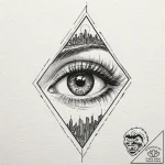 Tattoo design for shoulder, a beautiful woman… – tattoo sketch (№1751787882_0, 06.07.2025 07:44) — tattoovalue.net