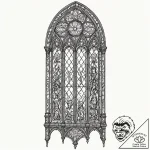 Tattoo design for a shin, a tall, gothic cath… – tattoo sketch (№1751788558_0, 06.07.2025 07:55) — tattoovalue.net