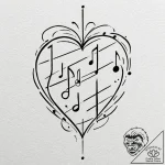 Tiny tattoo design, a modern hieroglyph for “… – tattoo sketch (№1751788726_0, 06.07.2025 07:58) — tattoovalue.net