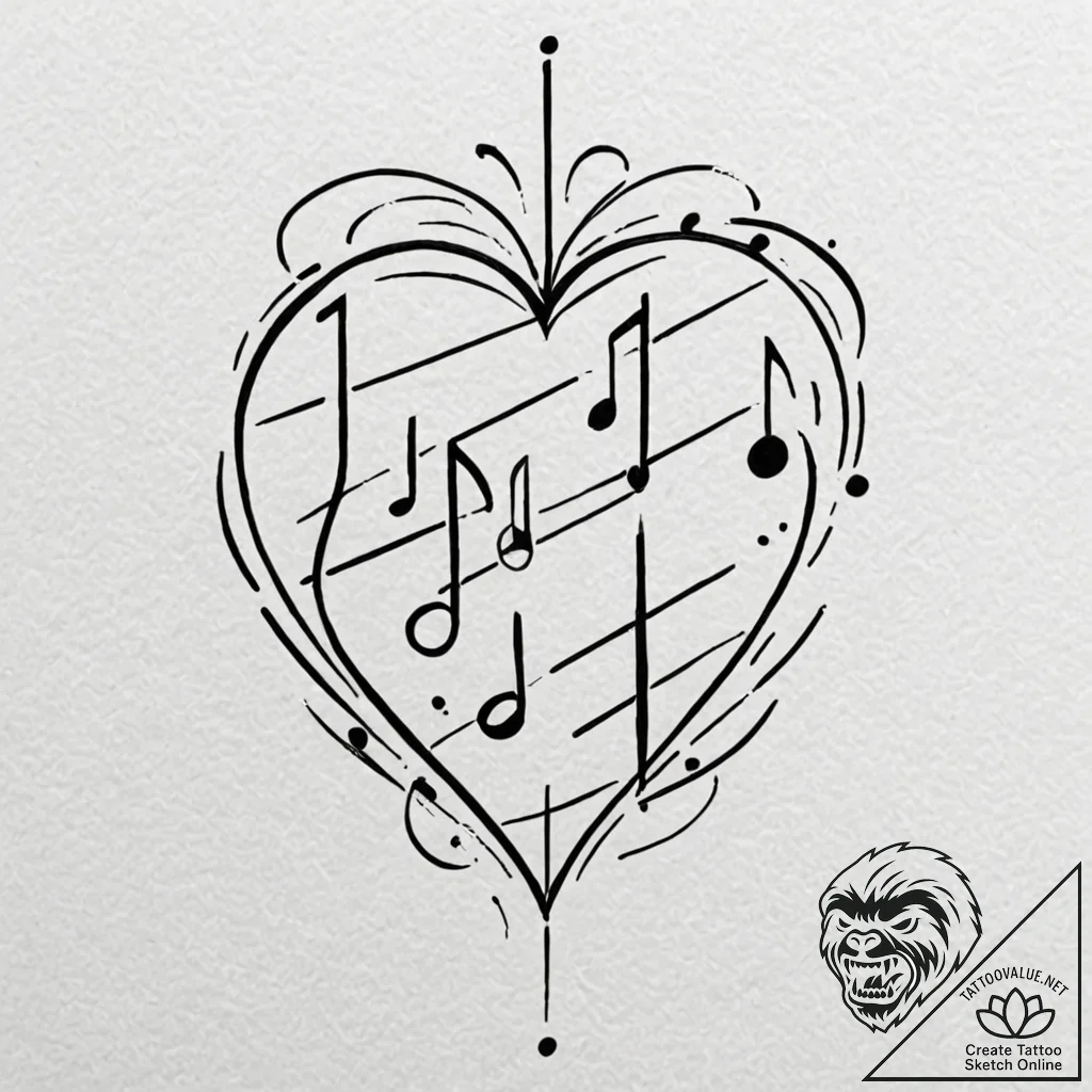 Tiny tattoo design, a modern hieroglyph for "... - tattoo sketch (№1751788726_0, 06.07.2025 07:58) — tattoovalue.net