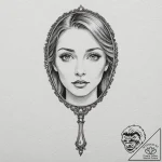 Tattoo design for an arm, a beautiful antique… – tattoo sketch (№1751792081_0, 06.07.2025 08:54) — tattoovalue.net
