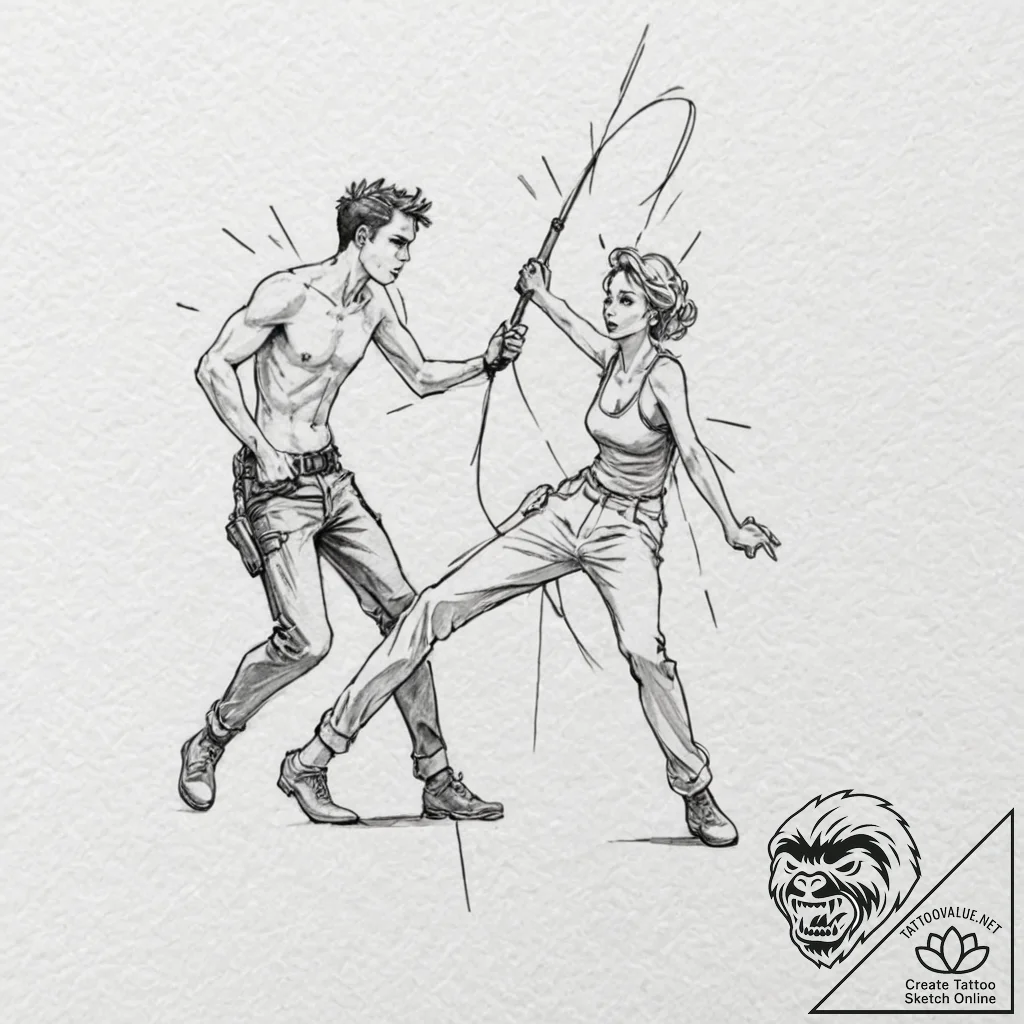эстетика: столкновение двух несовместимых иде... - tattoo sketch (№1751792503_0, 06.07.2025 09:01) — tattoovalue.net