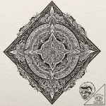 Tiny tattoo design, a qr code that is unreada… – tattoo sketch (№1751793267_0, 06.07.2025 09:14) — tattoovalue.net
